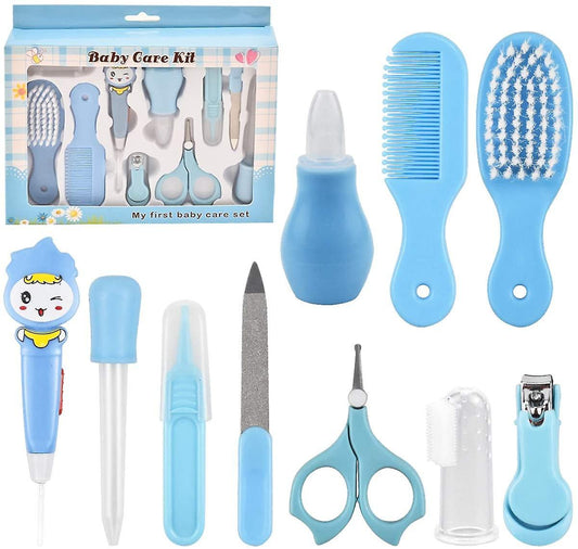 Baby Care Kit 10 in 1 | 10pc Baby Grooming & Healthcare Kit Gift Pack | 10 in 1 Baby Gift Pack
