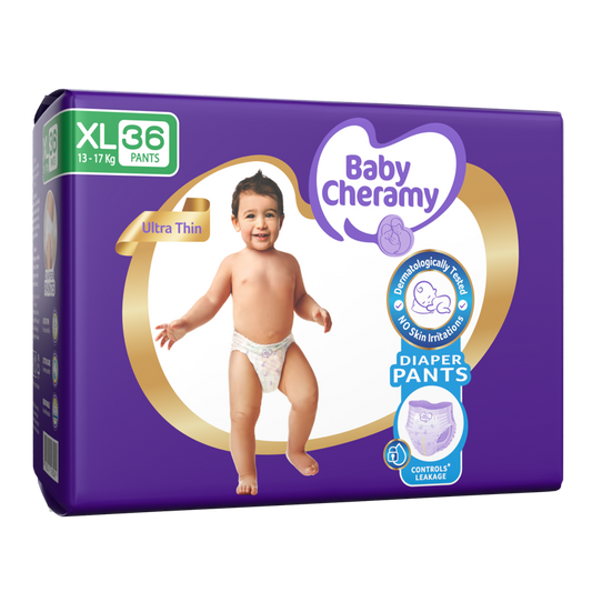 Baby Cheramy Baby Diaper Pants 13–17Kg XL 18pcs | 36pcs - Fortune Store