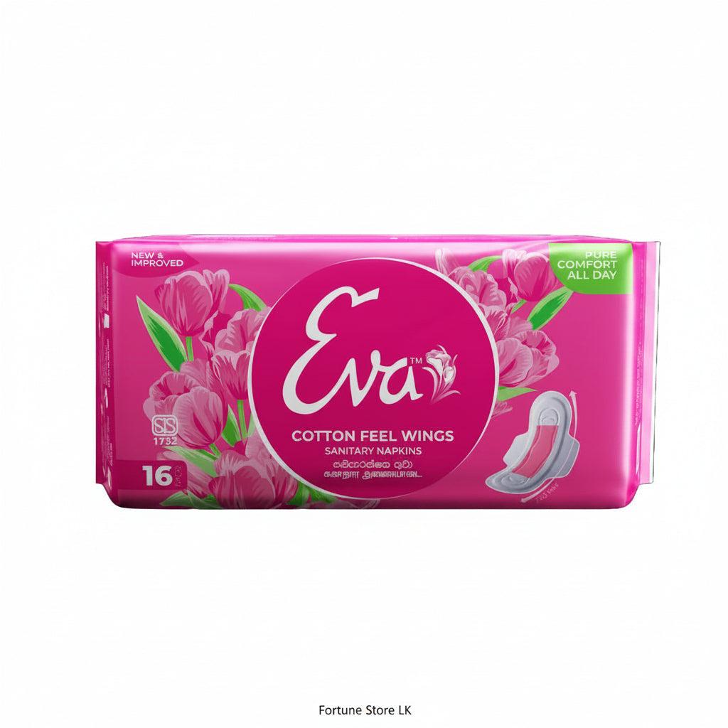 Eva Cotton Feel Sanitary Napkins with Wings 10Pcs & 16Pcs
