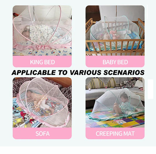 Baby Folding Mosquito Net – 4ft x 2ft | Safe & Comfortable Sleep for Your Baby | Free Delivery