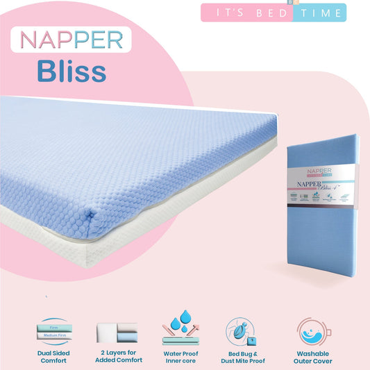 Napper Bliss 4″ Baby Cot Mattress – Premium Comfort & Protection for Your Little One - Fortune Store