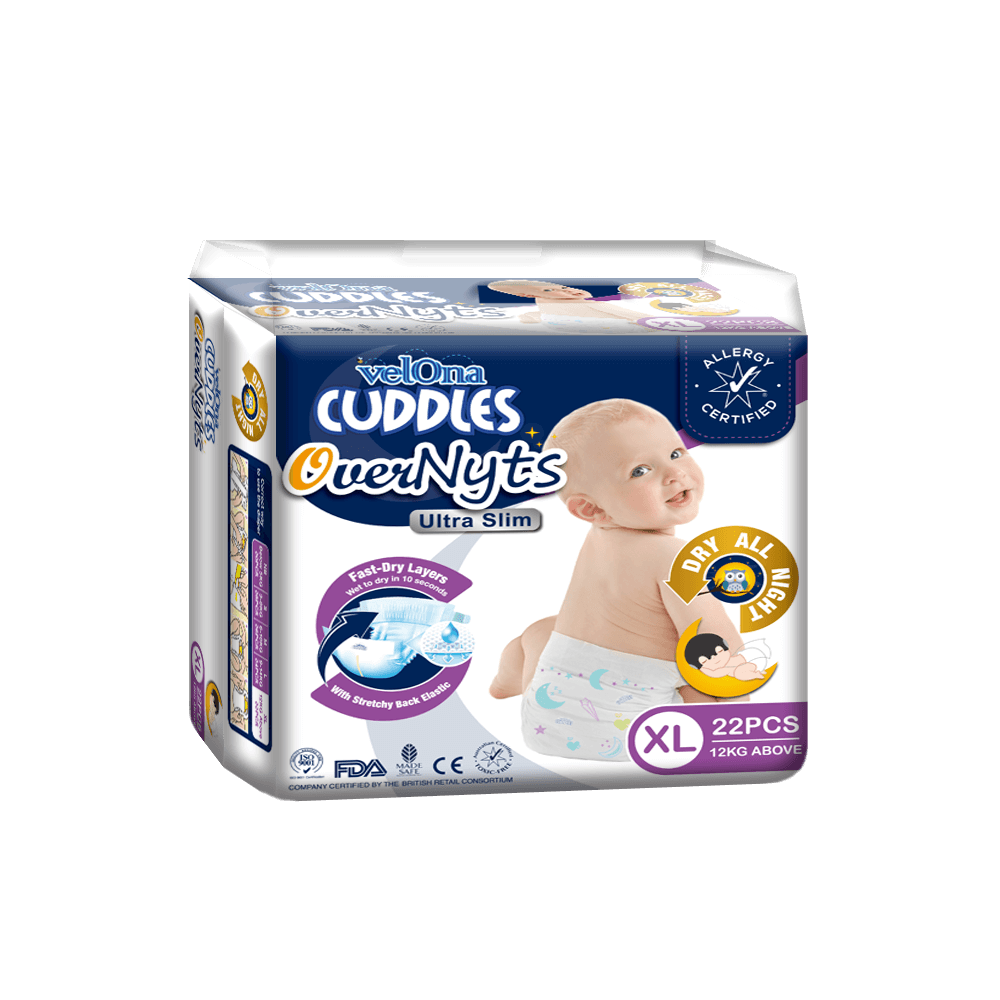 Velona Cuddles Looney Tunes Diaper XL 22 Pcs | Playful Protection and Gentle Care for Every Adventure