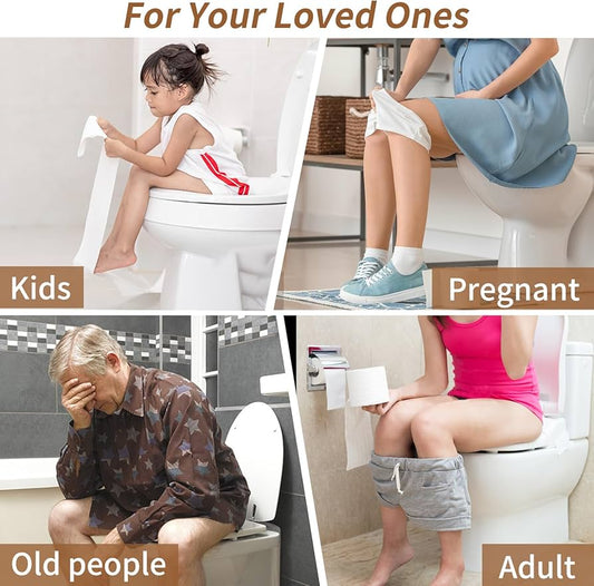 EasyRelief Toilet Stool | Ergonomic Aid for Smooth Bowel Movements | Free Delivery - Fortune Store