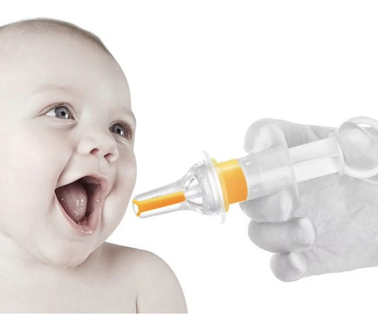Baby Syringe Feeder with Silicone Tip | Precise Oral Medicine & Liquid Supplement Dispenser - Fortune Store