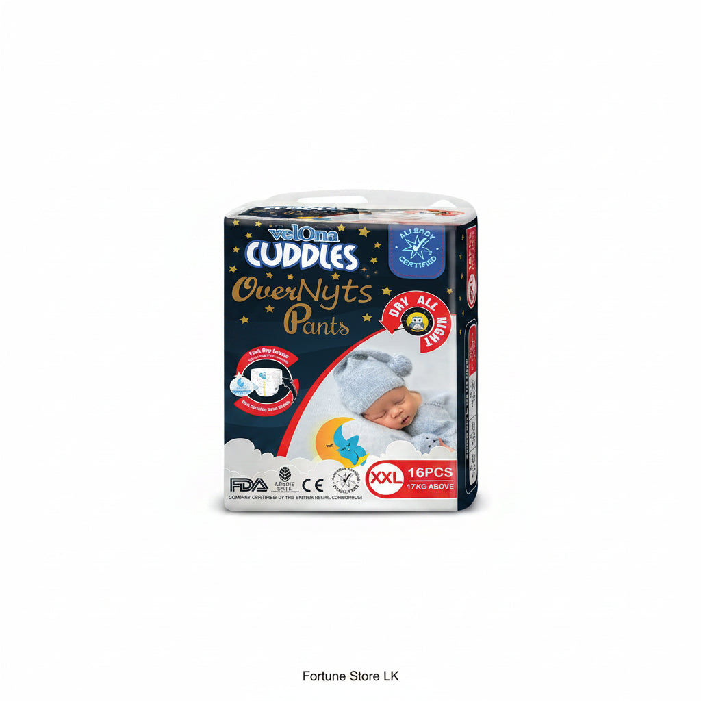 Velona Cuddles Looney Tunes OverNyts Pant XXL 16 Pcs 17Kg Above | Uninterrupted Sleep and Superior Protection All Night Long - Fortune Store