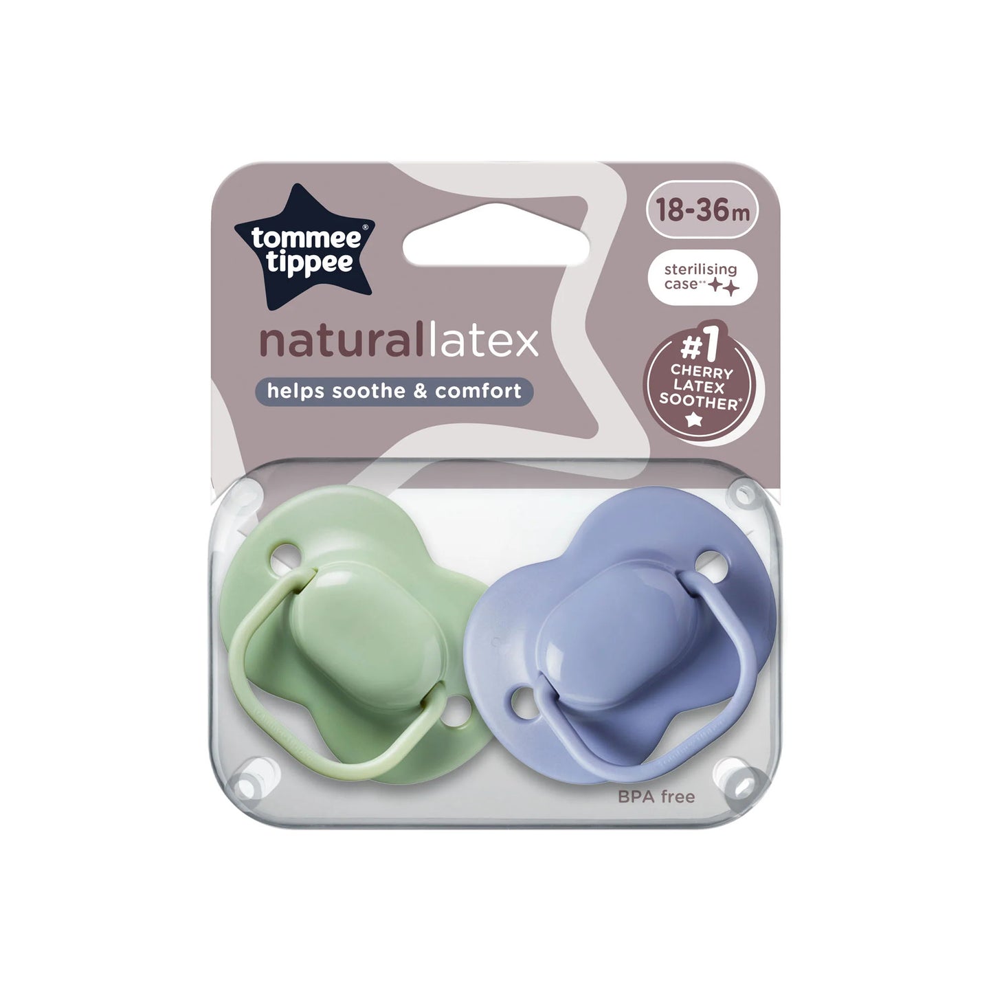 Tommee Tippee Cherry Latex Soother 18-36m 2pk: Ultimate Comfort for Your Growing Toddler - Fortune Store