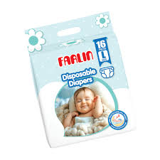 Farlin Baby Diapers Large 16Pcs | 28Pcs | 54Pcs | 80pcs | 82Pcs (9-14kg) | Superior Comfort & Leak Protection | Free Delivery - Fortune Store