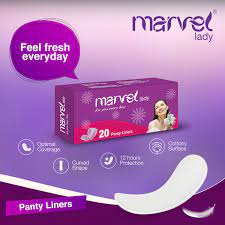 Marvel Lady Panty Liners – 20pcs | Stay Fresh & Confident All Day - Fortune Store