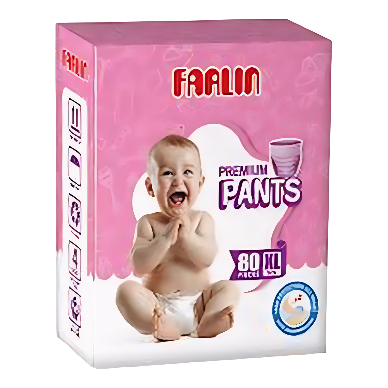 Farlin Baby Diapers XL PANT 80pcs 13+kg | Ultimate Comfort & Leak Protection | Free Delivery - Fortune Store