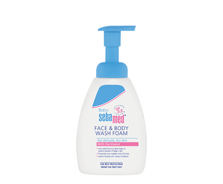 Sebamed Baby Face & Body Wash Foam 400ml - Fortune Store