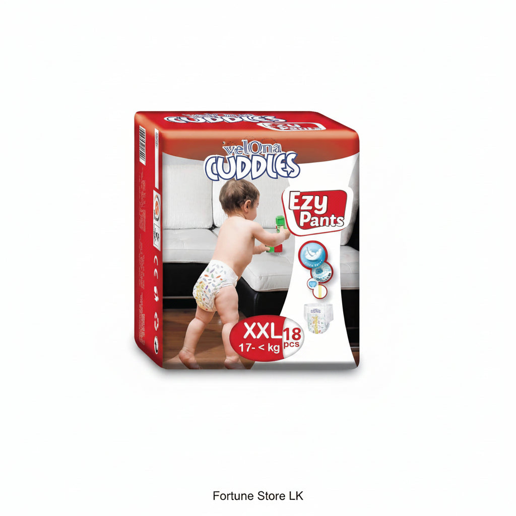 Velona Cuddles Ezy Pant XXL 18 Pcs | Maximum Freedom and Comfort for Your Growing Toddler - Fortune Store