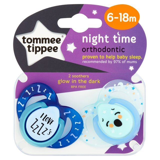 Tommee Tippee Night Time Soothers (6-18M): Gentle Comfort for Peaceful Nights - Fortune Store