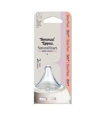 Tommee Tippee Natural Start Teats 2-Pack | All Flow Rates | BPA-Free Silicone