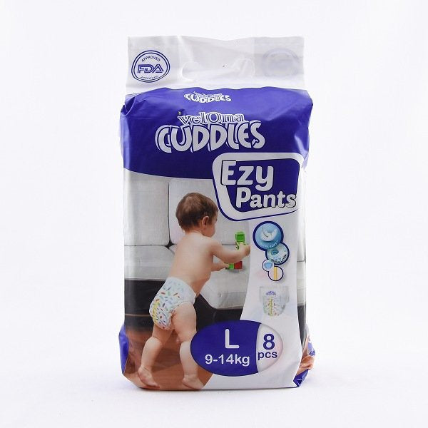 Velona Cuddles Ezy Pants Large | 8, 18, 54 & 80 Pcs | 9–14kg