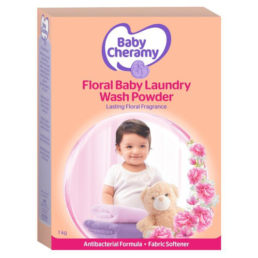 Baby Cheramy Floral Laundry Wash Powder 400g /1kg | Floral freshness and superior mildness for your baby’s cleanest clothes. - Fortune Store