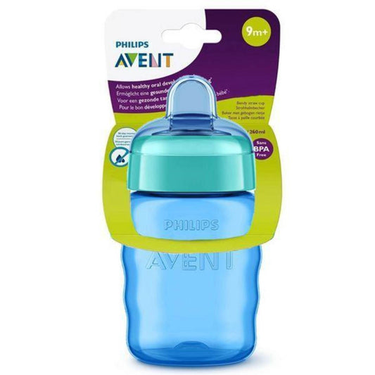 Philips Avent Spout Cup 260ml/9oz Blue (9m+) – Ideal for Independent Drinking