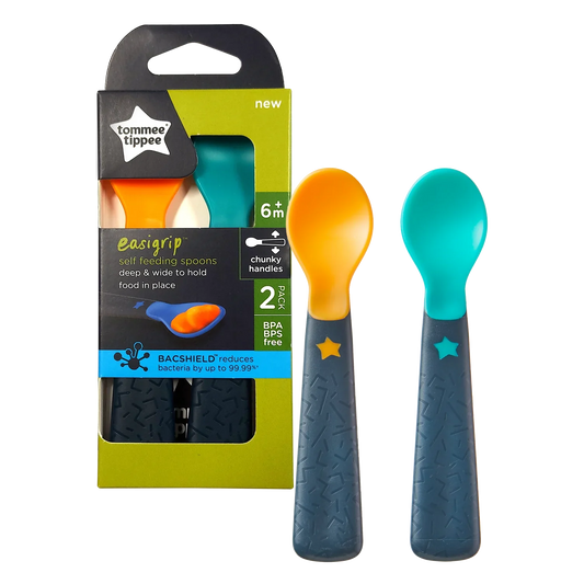 Tommee Tippee EasiGrip Soft Feeding Spoon – Perfect for Little Hands!