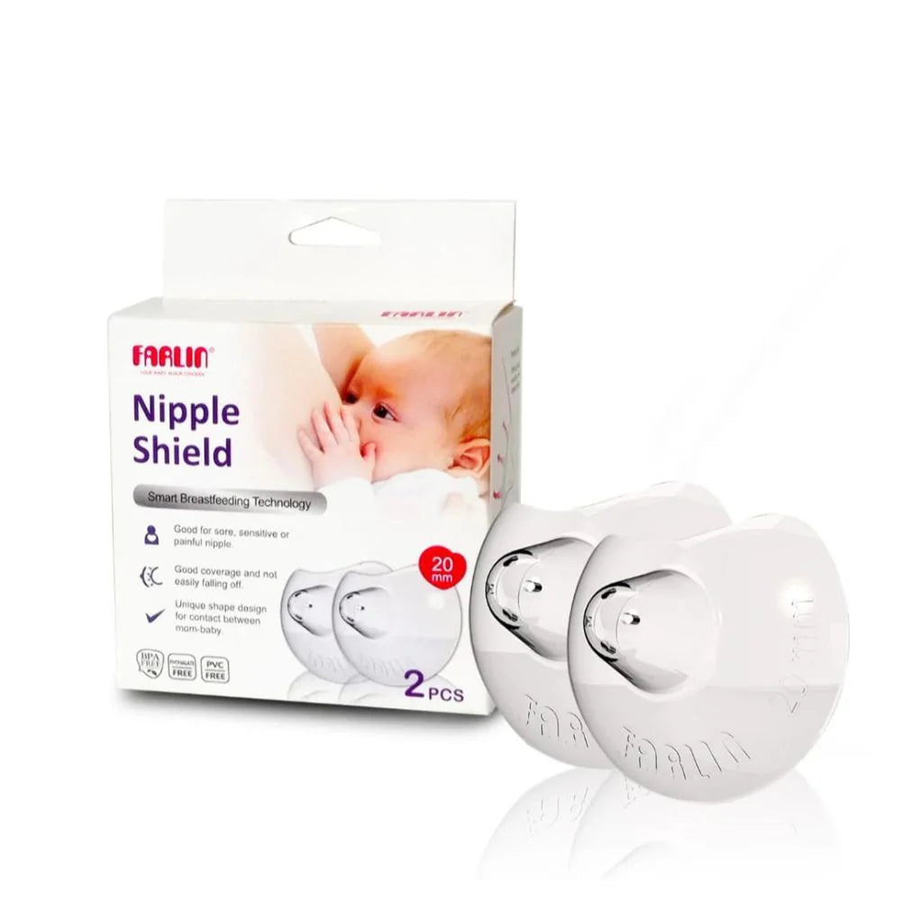 Farlin Nipple Shield (20mm) - Soft & Comfortable Breastfeeding Aid