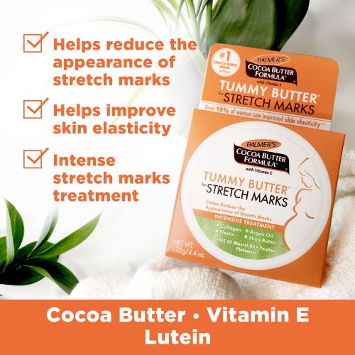 Palmer’s Cocoa Butter Formula Tummy Butter for Stretch Marks 125g | Deep Nourishment for Stretch Mark Prevention