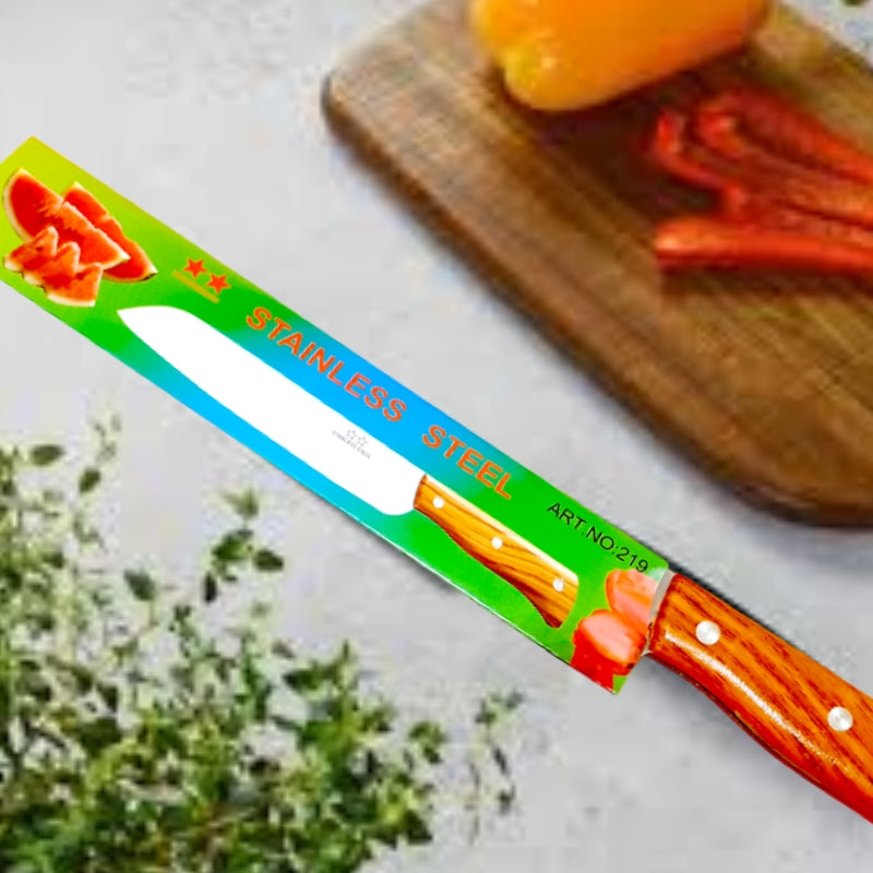 Knife / Quality Stainless Steel Kitchen Knife ( 30Cm Long Stainless Steel Knife )
