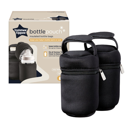 Tommee Tippee Insulated Bottle Bags for Baby Bottles 2pcs – Keep Feeds Warm On the Go