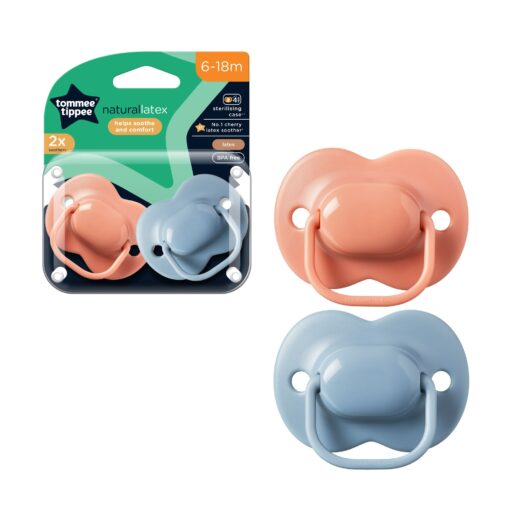 Tommee Tippee Cherry Latex Soother 6-18m 2pk: Comfort and Security for Your Baby - Fortune Store