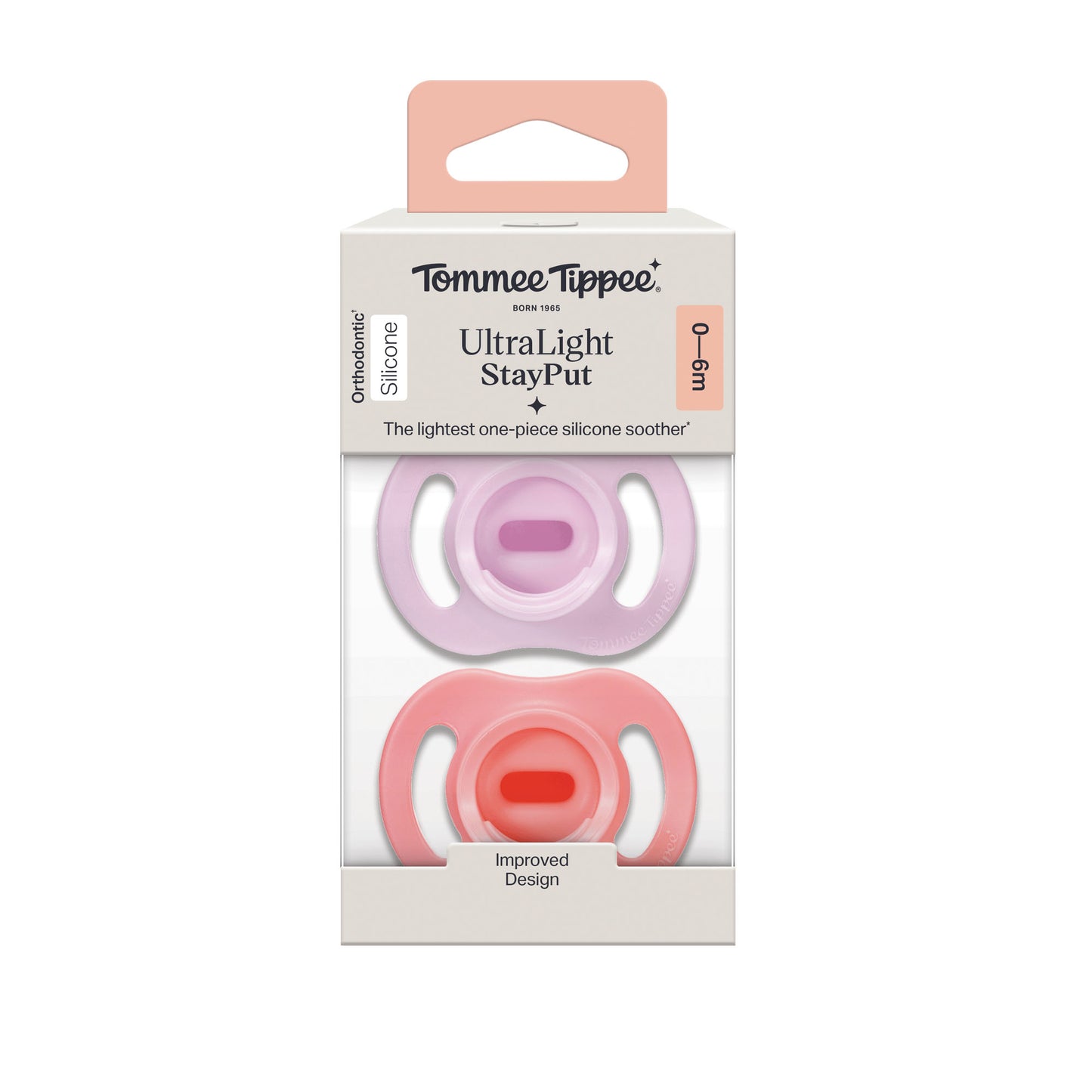 Tommee Tippee Ultra-Light Silicone Soother 0-6m – Lightweight & Comfortable for Your Baby