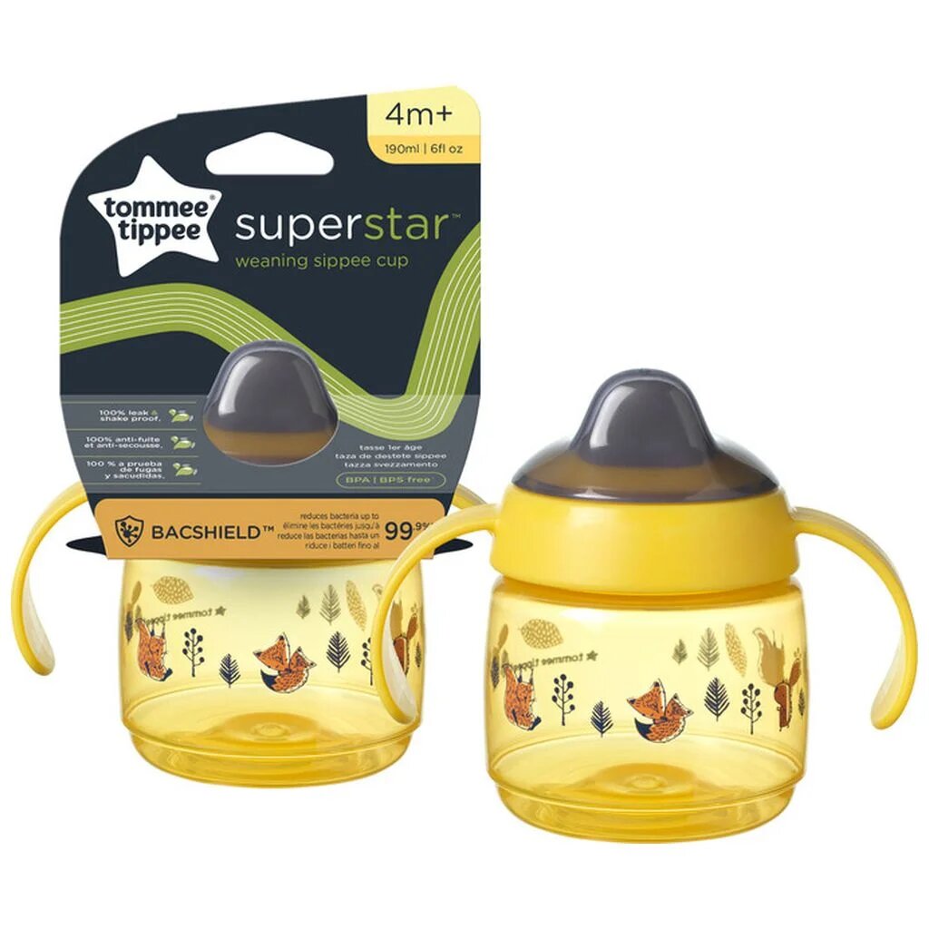 Tommee Tippee Superstar Sippee Cup 190ml - The Perfect Weaning Companion for Your Baby - Fortune Store