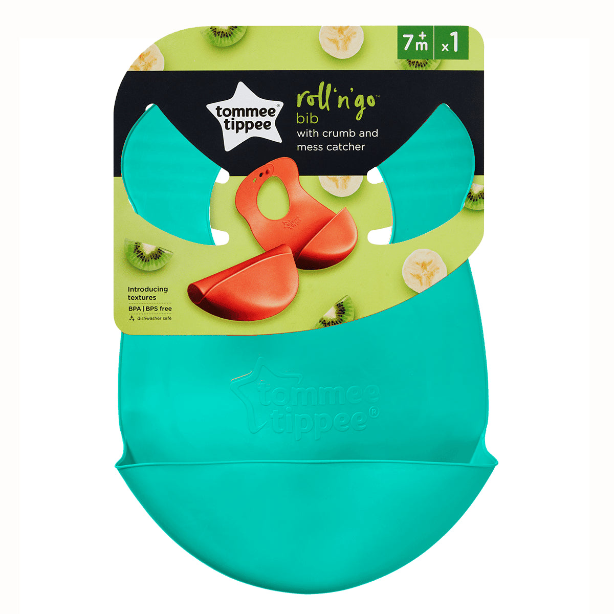 Tommee Tippee Roll &amp; Go Bib – Convenient, Durable, and Mess-Free