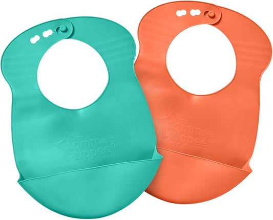 Tommee Tippee Roll &amp; Go Bib – Convenient, Durable, and Mess-Free