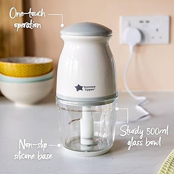 Tommee Tippee Quickchop Baby Food Blender – Fast, Fresh, and Easy Baby Meals - Fortune Store