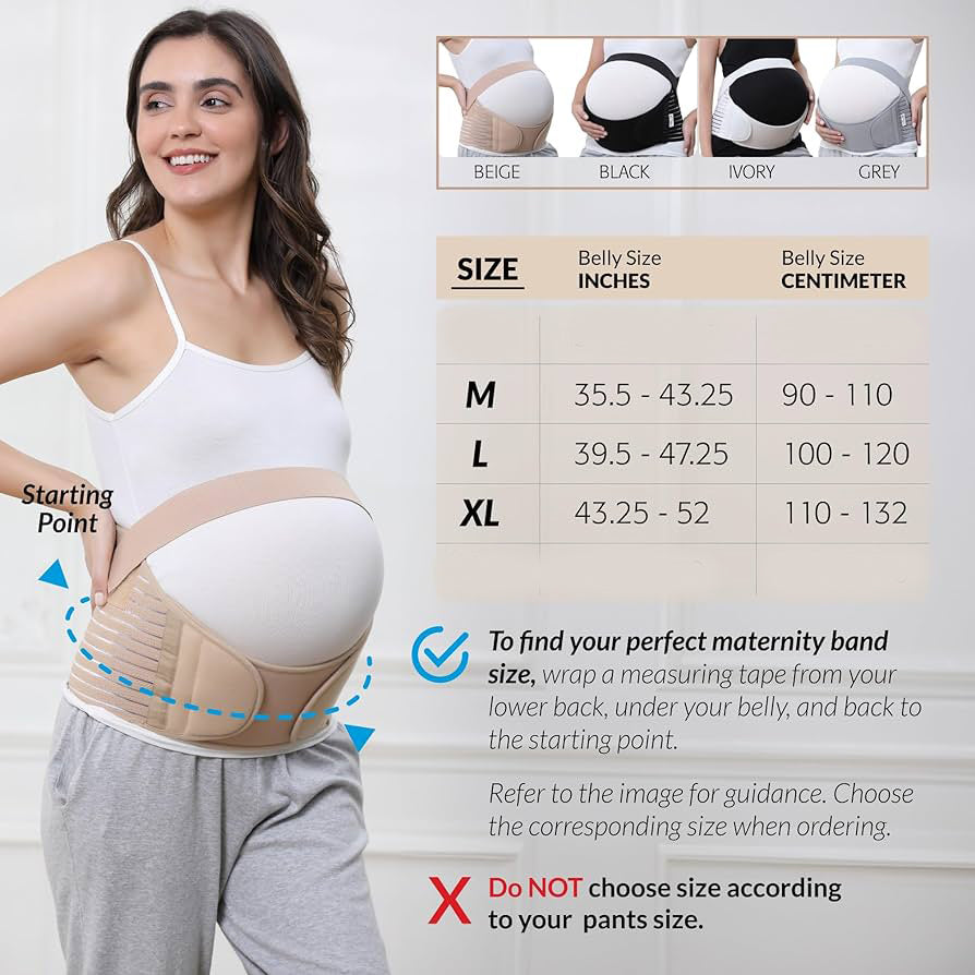 Maternity Support Belt | Supportive & Adjustable Pregnancy Belt | Free Delivery - Fortune Store