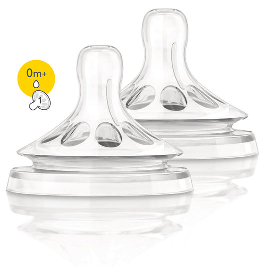 PHILIPS AVENT Natural Teat 0m+ Twin Pack – Perfect for Newborns - Fortune Store