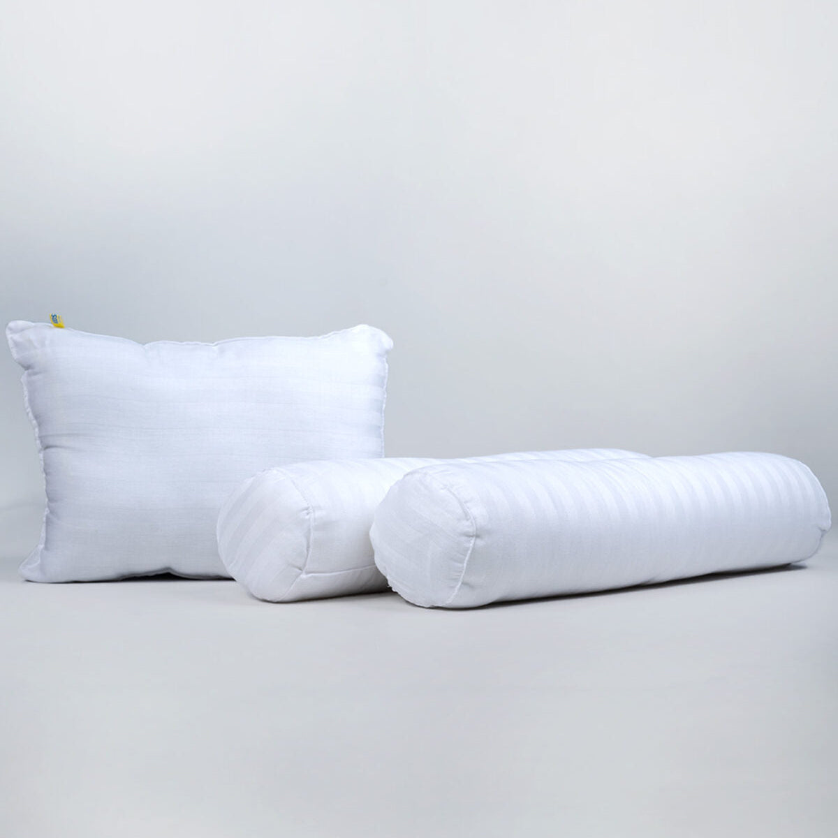 Kids Joy Baby Pillow Set | 1 Square Pillow with 2 Roller Pillows