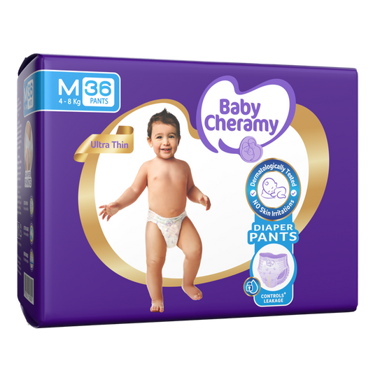 Baby Cheramy Diaper Pants Medium 4–8Kg 18pcs | 36pcs - Fortune Store