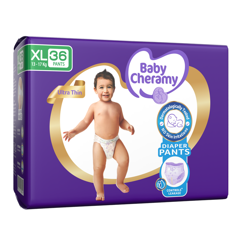 Baby Cheramy Baby Diaper Pants 13–17Kg XL 18pcs | 36pcs - Fortune Store