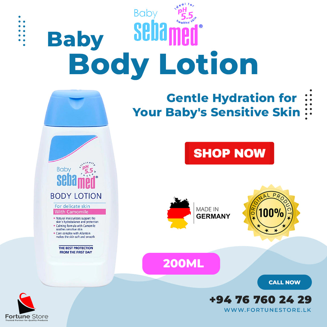 Sebamed Baby Body Lotion 200ml / 400ml - Gentle Hydration for Your Baby's Sensitive Skin