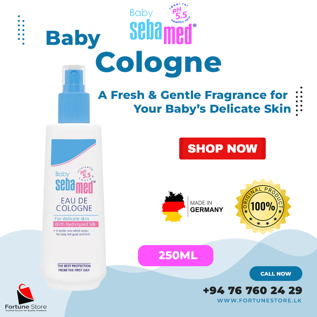 Sebamed Baby Cologne 250ml - A Fresh & Gentle Fragrance for Your Baby’s Delicate Skin