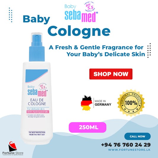 Sebamed Baby Cologne 250ml - A Fresh & Gentle Fragrance for Your Baby’s Delicate Skin - Fortune Store