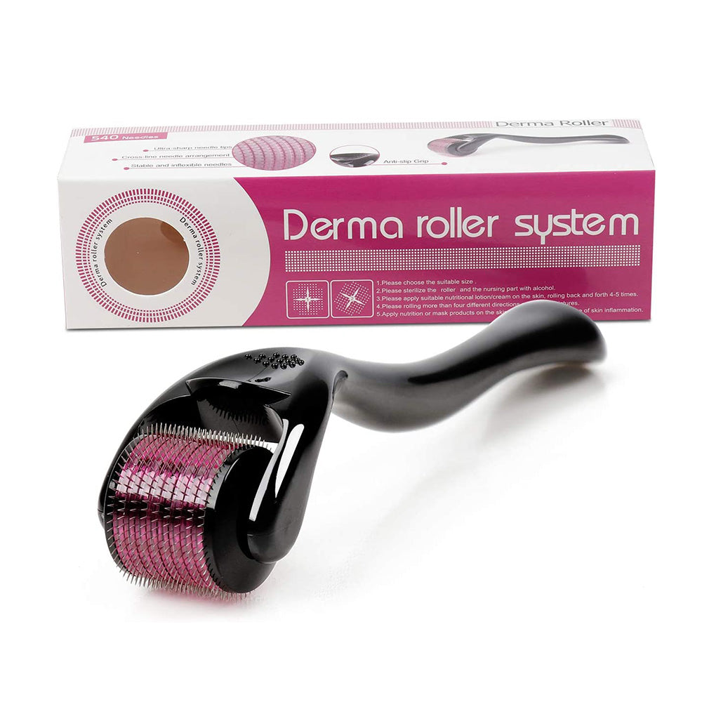 Microneedle Derma Roller Titanium 540 Needles 0.25mm / 0.5 mm / 0.75 mm / 1 mm / 1.5 mm - Fortune Store