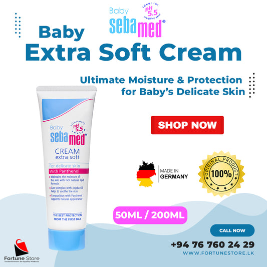 Sebamed Baby Extra Soft Cream 50ml / 200ml / 300ml - Ultimate Moisture & Protection for Baby’s Delicate Skin - Fortune Store