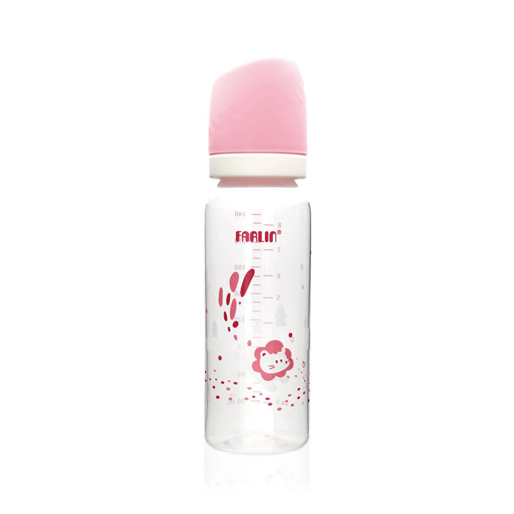 Farlin PP Standard Neck Feeder 240ml 3m+ | BPA-Free Baby Feeding Bottle