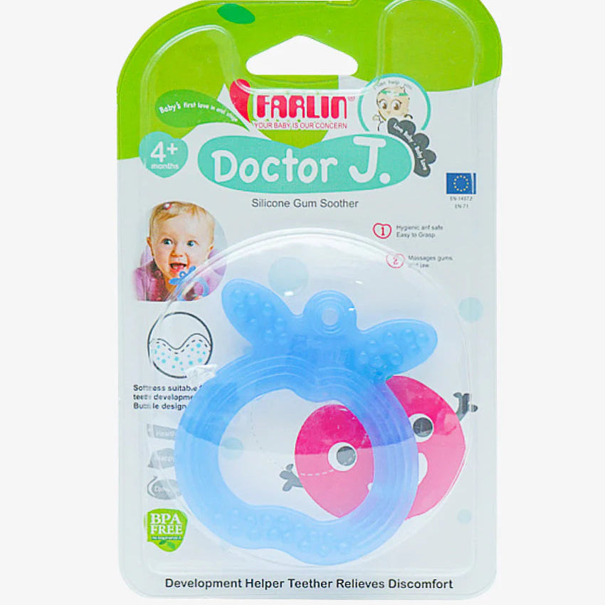 Farlin Silicone Gum Soother | Teethers 4m+ – Gentle Comfort for Teething Babies