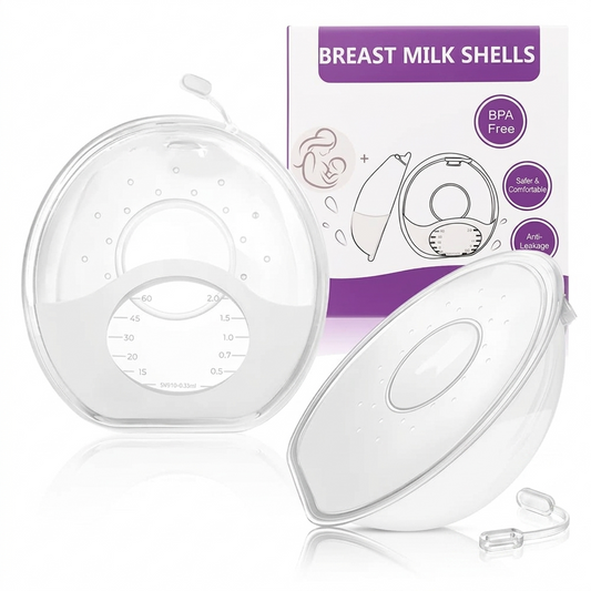 1 Pair of Silicone Wearable Manual Breastmilk Collector Milk Saver for Breastfeeding - FREE DELIVERY