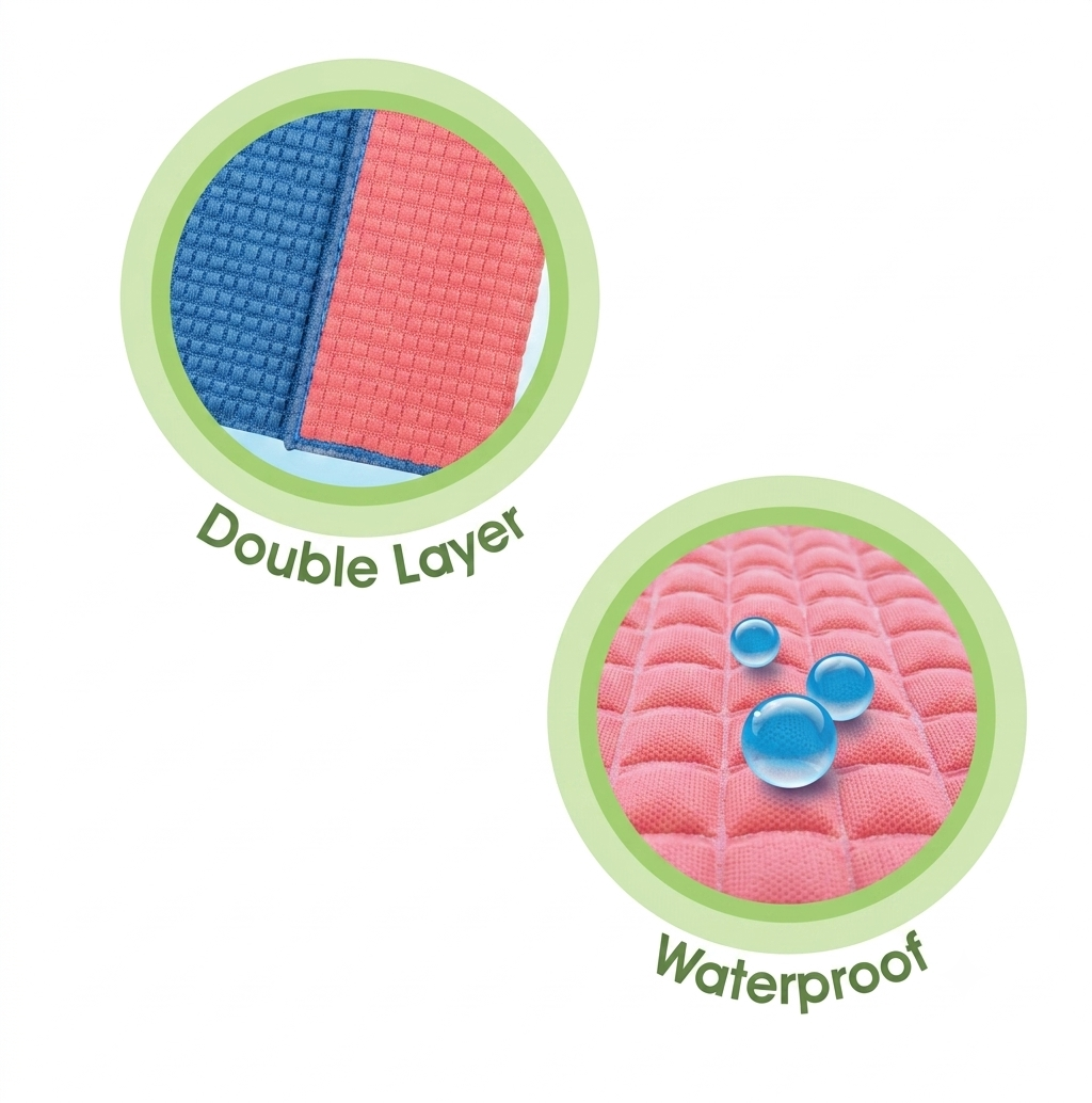 Marvel Baby Premium Air-Filled Rubber Cot Sheet 60x90cm Plain & Printed