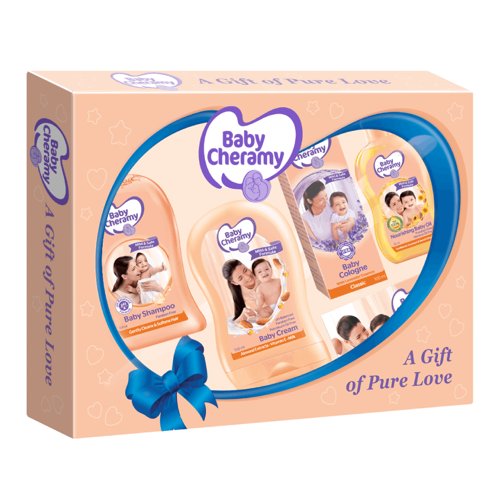 Baby Cheramy Baby Gift Pack 5 in 1 | A gift of pure love and gentle care for your little one - Fortune Store