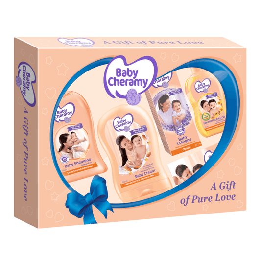 Baby Cheramy Baby Gift Pack 5 in 1 | A gift of pure love and gentle care for your little one - Fortune Store