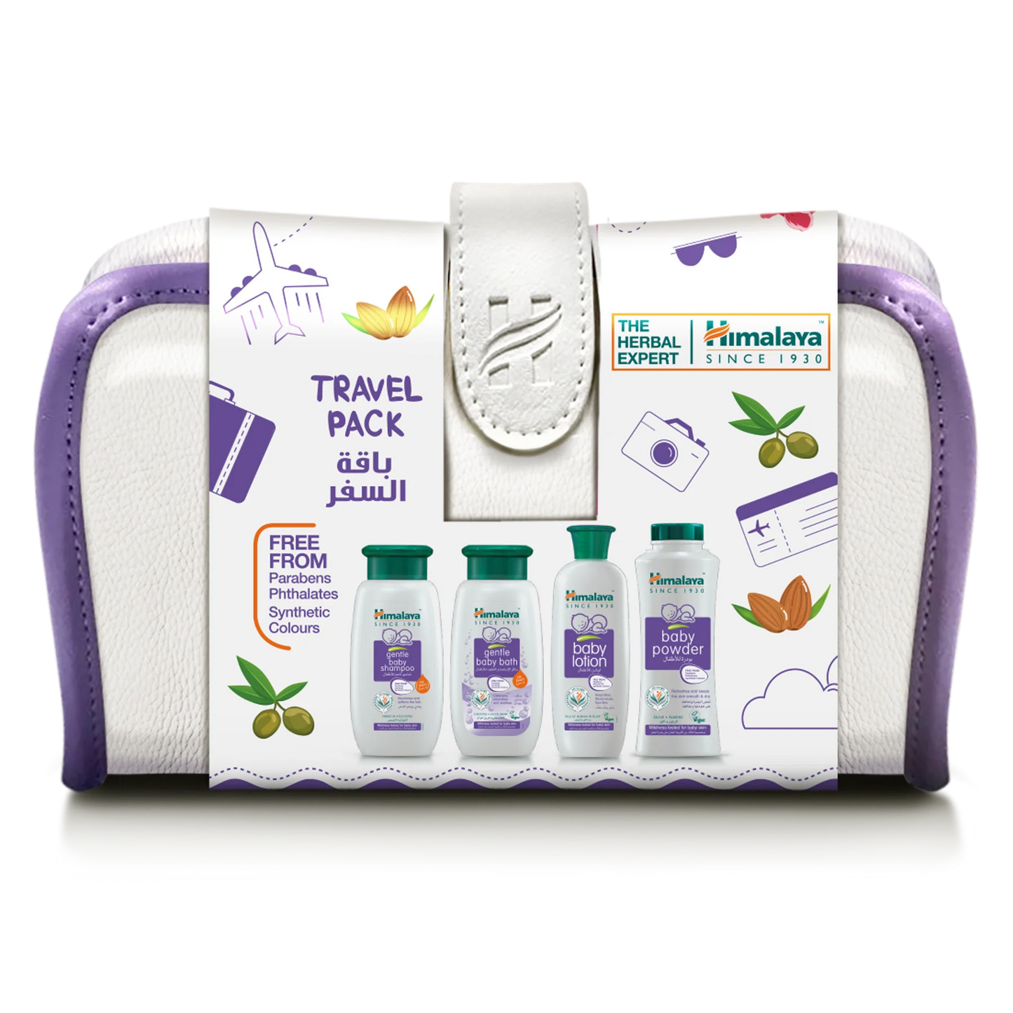 Himalaya Herbals Baby Skin Care Easy Travel Pack 100ml UAE Version | Convenient Baby Care on the Go! - Fortune Store