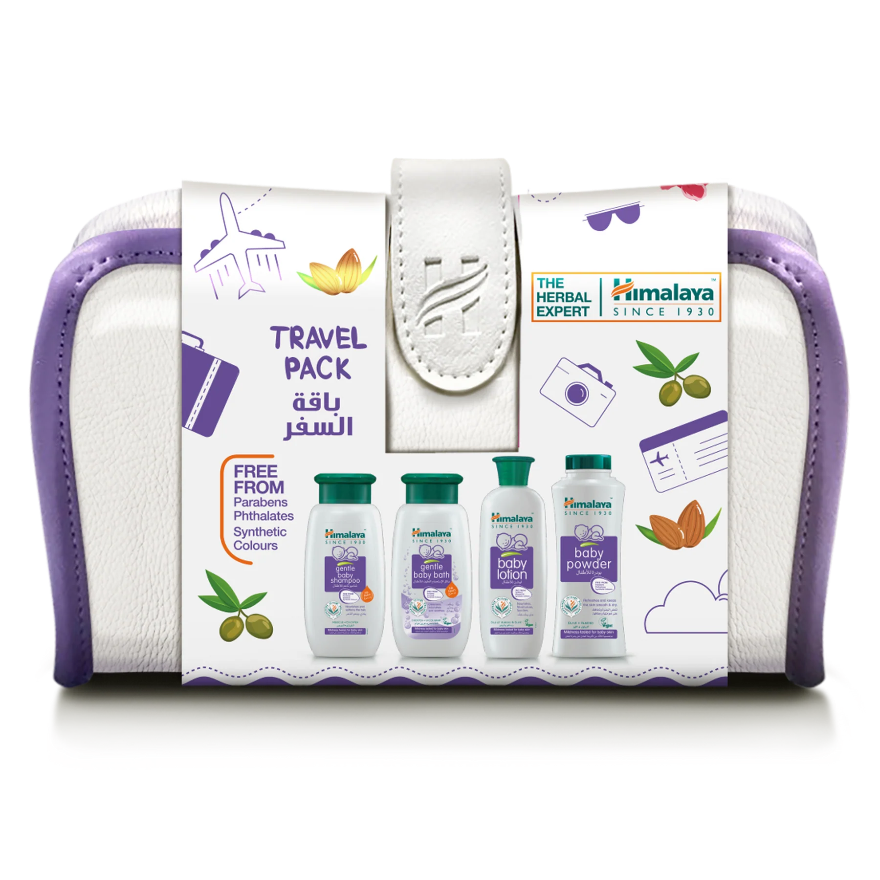 Himalaya Herbals Baby Skin Care Easy Travel Pack 100ml UAE Version | Convenient Baby Care on the Go! - Fortune Store