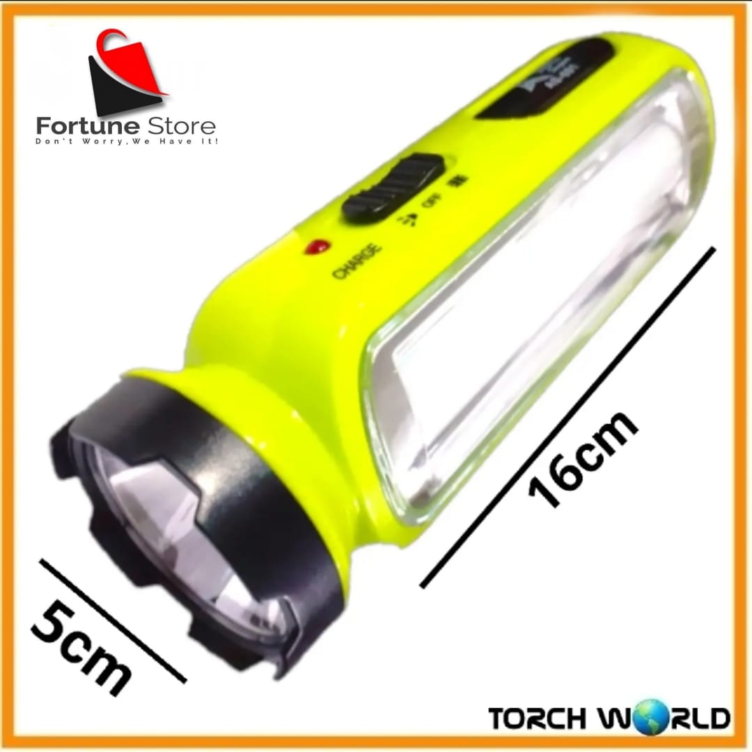 Torch Rechargeable & Flashlight Aiko 691 New Design + [ FREE 2AA TORCH ]